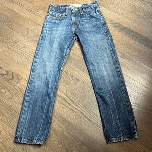 Levi’s 514 Slim Straight Boys Youth Unisex Distressed Denim Jeans 12Reg 26x26